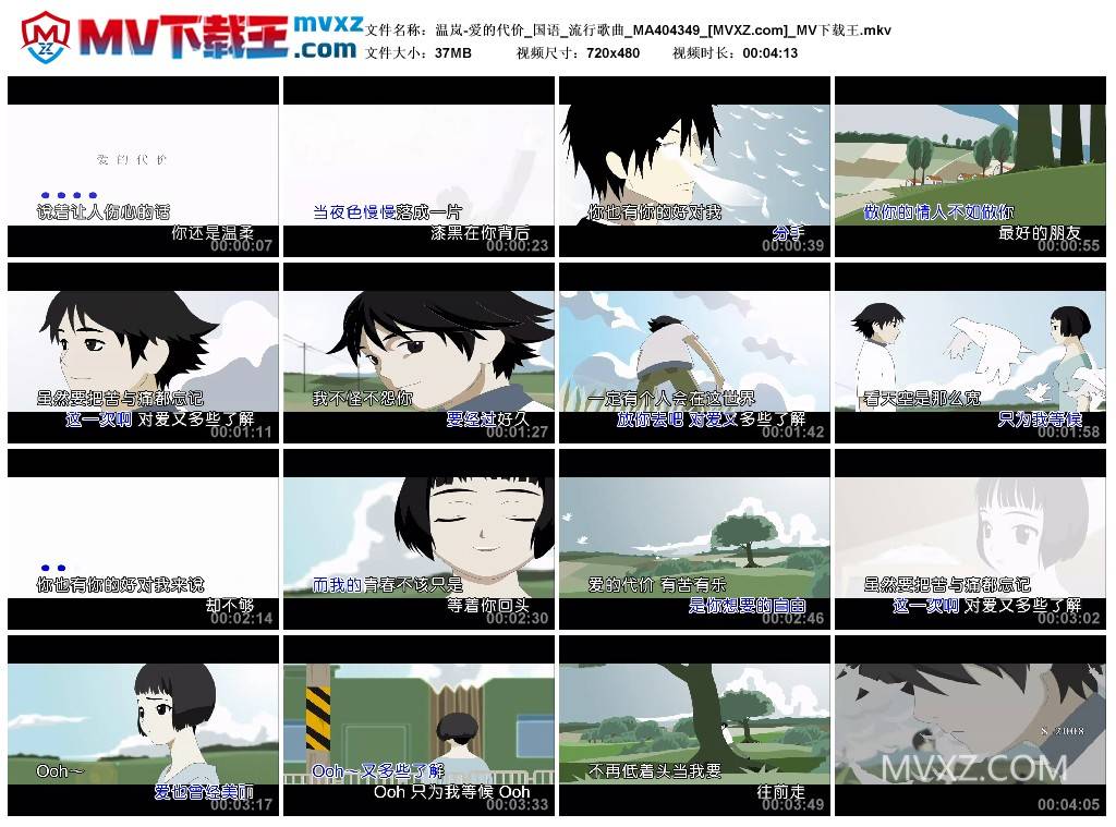 温岚-爱的代价_国语_流行歌曲_MA404349